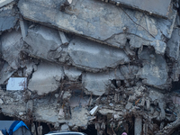 After A Year Since The Earthquake, Camps In The City Of Jindires , on January 31, 2024, Find Themselves Immersed In Mud And Clay Due To Heav...