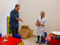 Mayor Eduardo Paes and Health Secretary Daniel Soranz are inaugurating the first development stimulation center for autism spectrum disorder...