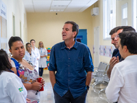 Mayor Eduardo Paes and Health Secretary Daniel Soranz are inaugurating the first development stimulation center for autism spectrum disorder...