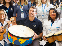 Mayor Eduardo Paes and Health Secretary Daniel Soranz are inaugurating the first development stimulation center for autism spectrum disorder...