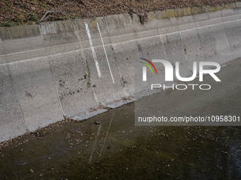 The Urgell Canal in the province of Lleida is experiencing the effects of the drought that Catalonia is currently suffering from, with the r...