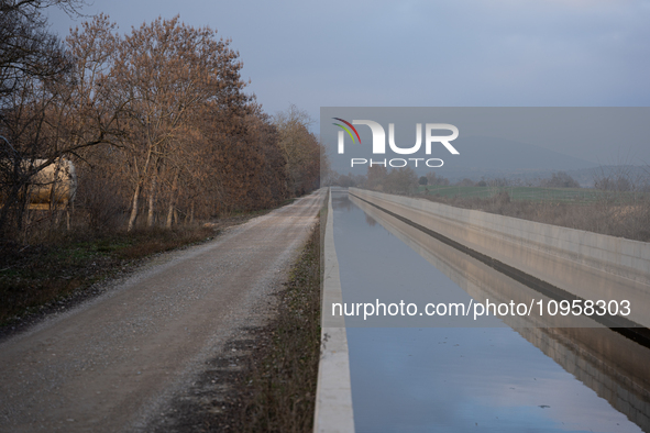 The Urgell Canal in the province of Lleida is experiencing the effects of the drought that Catalonia is currently suffering from, with the r...