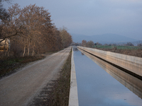 The Urgell Canal in the province of Lleida is experiencing the effects of the drought that Catalonia is currently suffering from, with the r...