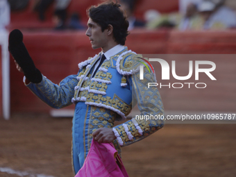 Sebastian Castella, a French bullfighter, is preparing for a bullfight inside the Plaza Mexico in Mexico City, as members of various animal...