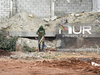 The Images Depict Aspects Of Daily Life And Work In The City Of Jandiris, Located In The Countryside Of Aleppo, Northwest Syria, Where Resid...