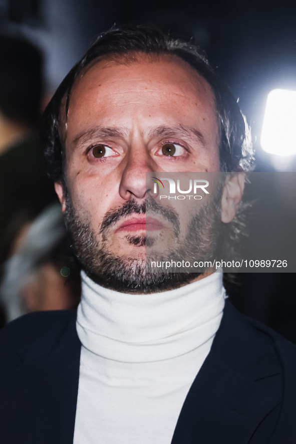 Alberto Gilardino is attending the gala evening for the Amici dei Bambini tournament at Galleria Lampo in Milan, Italy, on February 7, 2024....