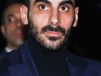 Davide Zappacosta is attending the gala evening for the Amici dei Bambini tournament at Galleria Lampo in Milan, Italy, on February 7, 2024....