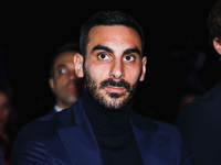 Davide Zappacosta is attending the gala evening for the Amici dei Bambini tournament at Galleria Lampo in Milan, Italy, on February 7, 2024....