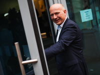 Kai Wegener, Mayor of Berlin, is arriving to join Robert Habeck, Vice-Chancellor and Federal Minister for Economic Affairs and Climate Prote...