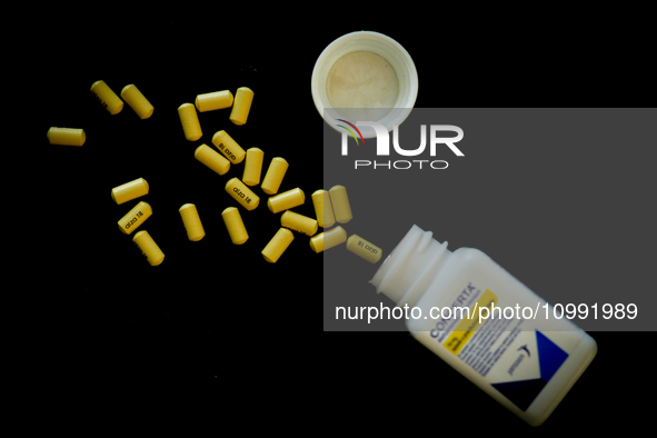 Concerta pills ADHD medication are seen in this illustration photo in Warsaw, Poland on 13 February, 2024. 