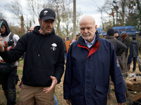 Michel Forst, the United Nations Special Rapporteur on the situation of human rights defenders, is visiting the 'Crem'Arbre' ZAD (Zone To De...