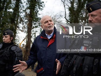 Michel Forst, the United Nations Special Rapporteur on the situation of human rights defenders, is visiting the 'Crem'Arbre' ZAD (Zone To De...