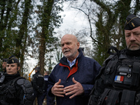 Michel Forst, the United Nations Special Rapporteur on the situation of human rights defenders, is visiting the 'Crem'Arbre' ZAD (Zone To De...