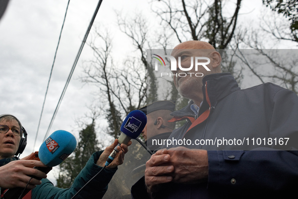 Michel Forst is speaking to the press. Michel Forst, the United Nations Special Rapporteur on the situation of human rights defenders, is vi...