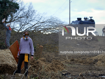 Michel Forst, the United Nations Special Rapporteur on the situation of human rights defenders, is visiting the 'Crem'Arbre' ZAD (Zone To De...