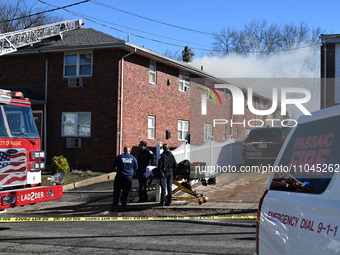 Two people are reportedly dying in a fatal fire at an apartment building on Spruce Street in Passaic, New Jersey, United States, on March 3,...