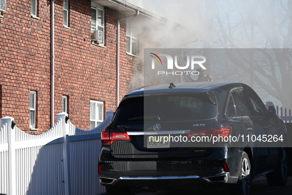 Two people are reportedly dying in a fatal fire at an apartment building on Spruce Street in Passaic, New Jersey, United States, on March 3,...