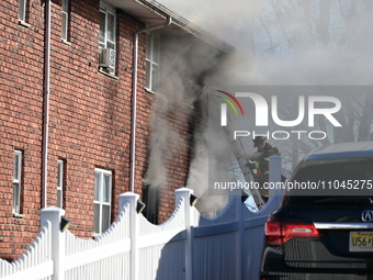 Two people are reportedly dying in a fatal fire at an apartment building on Spruce Street in Passaic, New Jersey, United States, on March 3,...