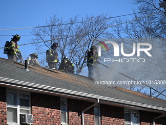 Two people are reportedly dying in a fatal fire at an apartment building on Spruce Street in Passaic, New Jersey, United States, on March 3,...