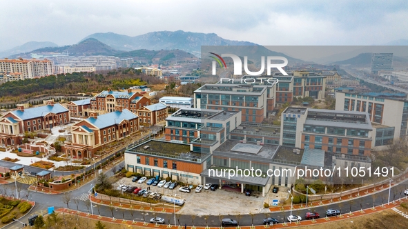 A view of Pennon Group is seen in Qingdao, Shandong province, China, on March 6, 2024. From 2008 to 2023, Pennon Group has trained 163 stude...