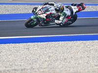 French MotoGP rider Johann Zarco of LCR Honda is in action during the Free Practice 1 session of the Qatar Airways Motorcycle Grand Prix of...