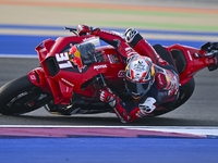 Spanish MotoGP rider Pedro Acosta from Red Bull GASGAS Tech3 is in action during the Free Practice 1 session of the Qatar Airways Motorcycle...