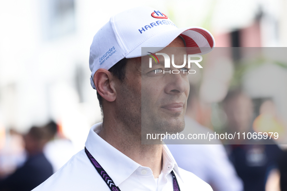 Alexander Wurz before first practice ahead of the Formula 1 Saudi Arabian Grand Prix at Jeddah Corniche Circuit in Jeddah, Saudi Arabia on M...