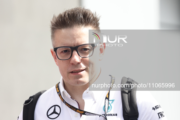 Peter Bonnington before the Formula 1 Saudi Arabian Grand Prix at Jeddah Corniche Circuit in Jeddah, Saudi Arabia on March 9, 2024. 