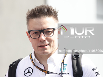 Peter Bonnington before the Formula 1 Saudi Arabian Grand Prix at Jeddah Corniche Circuit in Jeddah, Saudi Arabia on March 9, 2024. (