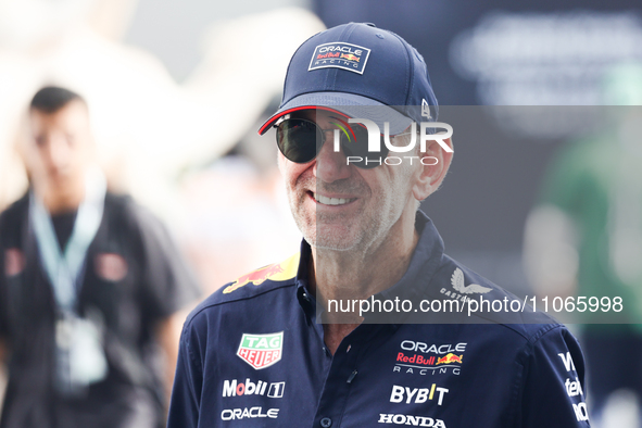 Adrian Newey before the Formula 1 Saudi Arabian Grand Prix at Jeddah Corniche Circuit in Jeddah, Saudi Arabia on March 9, 2024. 