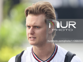 Mick Schumacher before the Formula 1 Saudi Arabian Grand Prix at Jeddah Corniche Circuit in Jeddah, Saudi Arabia on March 9, 2024. (