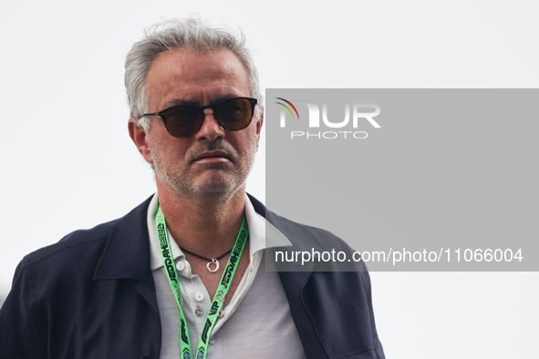 Jose Mourinho before the Formula 1 Saudi Arabian Grand Prix at Jeddah Corniche Circuit in Jeddah, Saudi Arabia on March 9, 2024. 