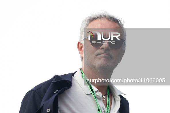 Jose Mourinho before the Formula 1 Saudi Arabian Grand Prix at Jeddah Corniche Circuit in Jeddah, Saudi Arabia on March 9, 2024. 