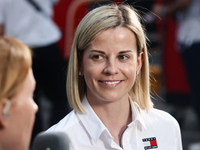 Susie Wolff before the Formula 1 Saudi Arabian Grand Prix at Jeddah Corniche Circuit in Jeddah, Saudi Arabia on March 9, 2024. (