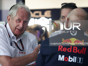 Helmut Marko before the Formula 1 Saudi Arabian Grand Prix at Jeddah Corniche Circuit in Jeddah, Saudi Arabia on March 9, 2024. (