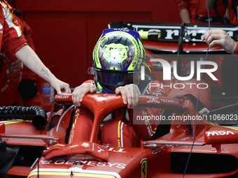 Oliver Bearman before the Formula 1 Saudi Arabian Grand Prix at Jeddah Corniche Circuit in Jeddah, Saudi Arabia on March 9, 2024. (