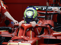 Oliver Bearman before the Formula 1 Saudi Arabian Grand Prix at Jeddah Corniche Circuit in Jeddah, Saudi Arabia on March 9, 2024. (