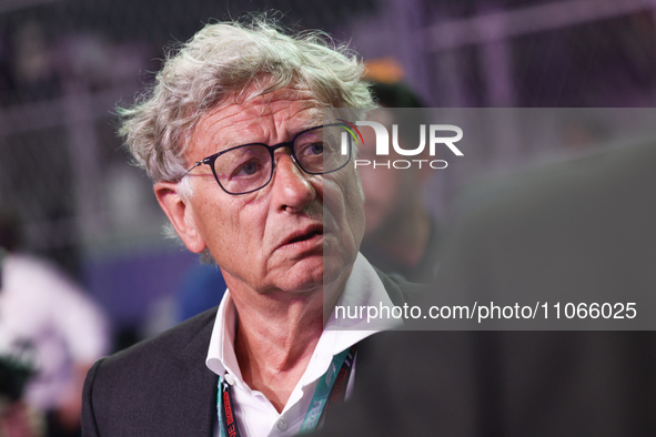 Hermann Tilke before the Formula 1 Saudi Arabian Grand Prix at Jeddah Corniche Circuit in Jeddah, Saudi Arabia on March 9, 2024. 