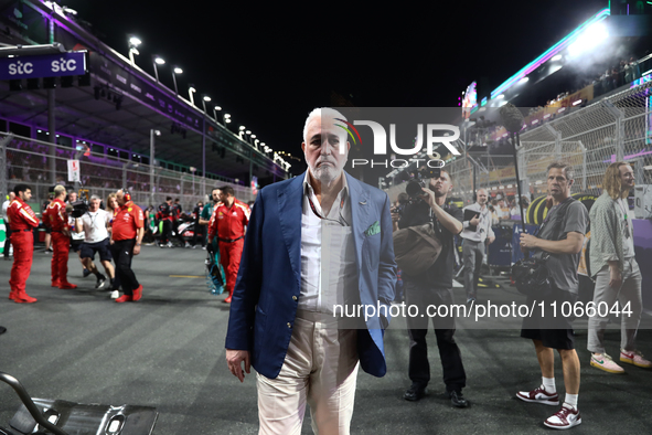 Lawrence Stroll before the Formula 1 Saudi Arabian Grand Prix at Jeddah Corniche Circuit in Jeddah, Saudi Arabia on March 9, 2024. 