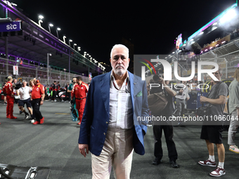 Lawrence Stroll before the Formula 1 Saudi Arabian Grand Prix at Jeddah Corniche Circuit in Jeddah, Saudi Arabia on March 9, 2024. (