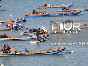 The Nanao Island Ocean Ranch is operating in Shantou, Guangdong province, China, on March 11, 2024. (