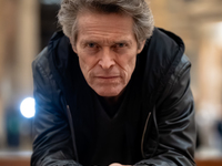 Willem Dafoe is reading poems by Gabriele Tinti at The Pantheon in Rome, Italy, on March 21, 2024. (