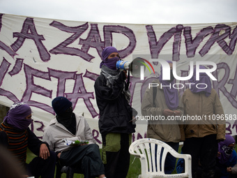 Activists from a ZAD, which stands for Zone To Protect, are holding a press conference. After spending 37 days in the trees, the last three...