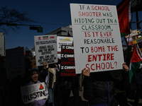 EDMONTON, CANADA - MARCH 30:
Members of the Palestinian diaspora and local activists from left-wing parties, including the Communist Party o...