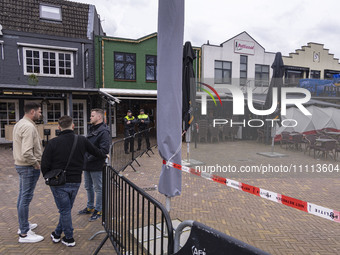 The hostage situation at the Petticoat cafe in Ede, Gelderland, Netherlands, is ending peacefully with the arrest of a suspect. A 28-year-ol...