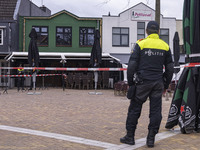 The hostage situation at the Petticoat cafe in Ede, Gelderland, Netherlands, is ending peacefully with the arrest of a suspect. A 28-year-ol...