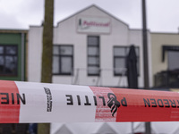 The hostage situation at the Petticoat cafe in Ede, Gelderland, Netherlands, is ending peacefully with the arrest of a suspect. A 28-year-ol...