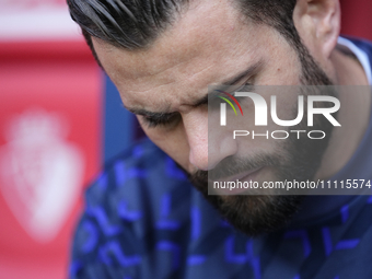 Nacho Fernandez centre-back of Real Madrid and Spain during the LaLiga EA Sports match between CA Osasuna and Real Madrid CF at Estadio El S...