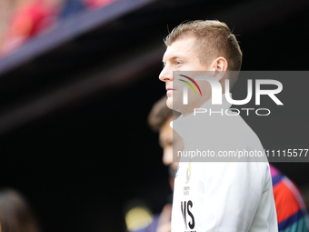 Toni Kroos central midfield of Real Madrid and Germany during the LaLiga EA Sports match between CA Osasuna and Real Madrid CF at Estadio El...