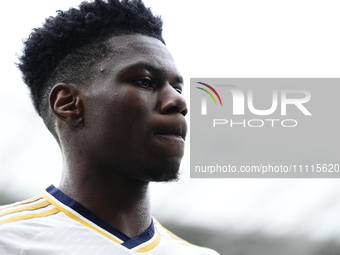 Aurelien Tchouameni defensive midfield of Real Madrid and France during the LaLiga EA Sports match between CA Osasuna and Real Madrid CF at...